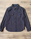 UES Indigo Stripe Selvedge Heavy Flannel
