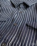 UES Indigo Stripe Selvedge Heavy Flannel