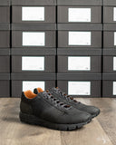 Viberg Sneaker - Nero Washed Kangaroo
