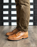 Viberg for Withered Fig Maryam Crust (Toscanello) Horsebutt 145 Oxford w/ Vibram 705 Tygum Sole and Cat's Paw Heel Model Photo